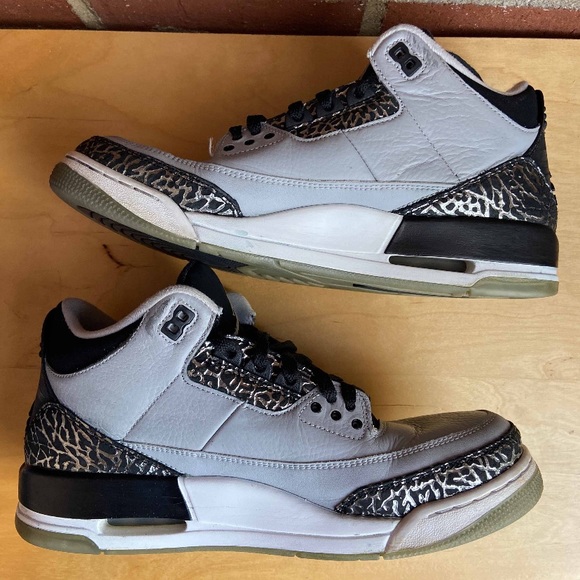 Jordan 3 Wolf Grey - Picture 3 of 9
